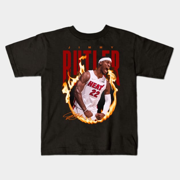 Jimmy Butler Kids T-Shirt by Juantamad